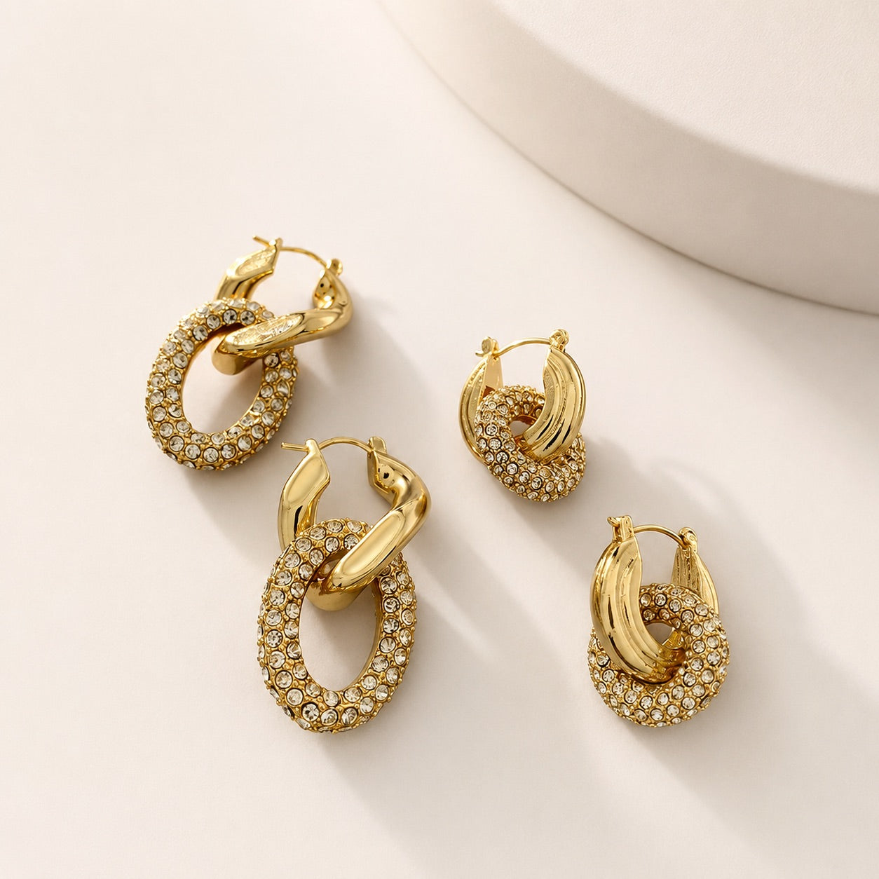 Circle Pendant Earrings