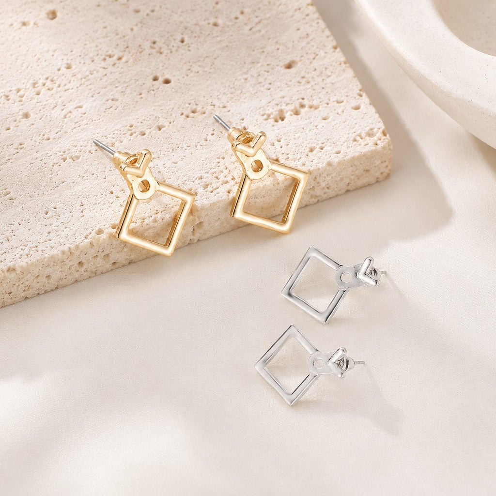 Square Stud Earrings